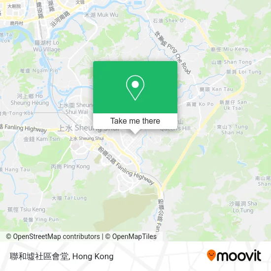 聯和墟社區會堂 map