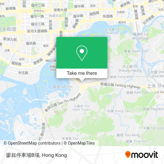 廖叔停車場B場地圖