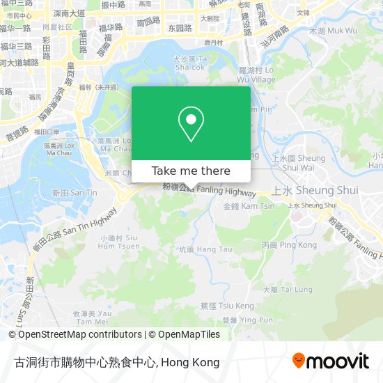 古洞街市購物中心熟食中心 map