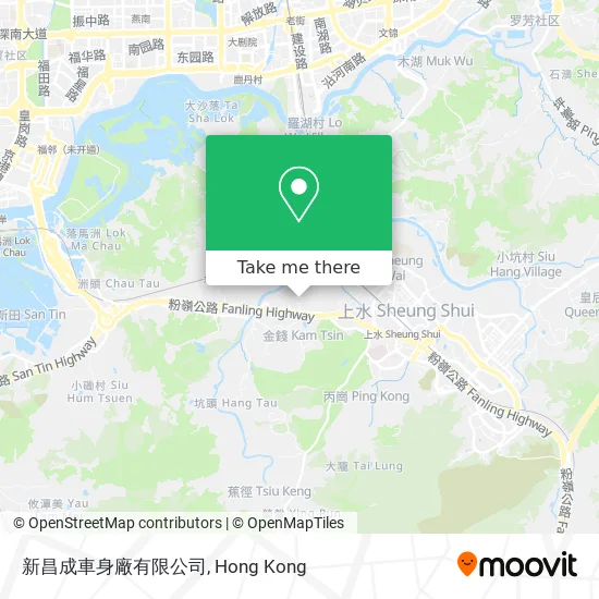 新昌成車身廠有限公司地圖