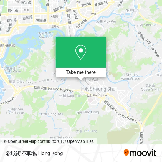 彩順街停車場地圖