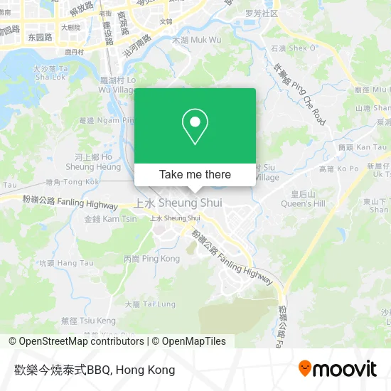 歡樂今燒泰式BBQ地圖