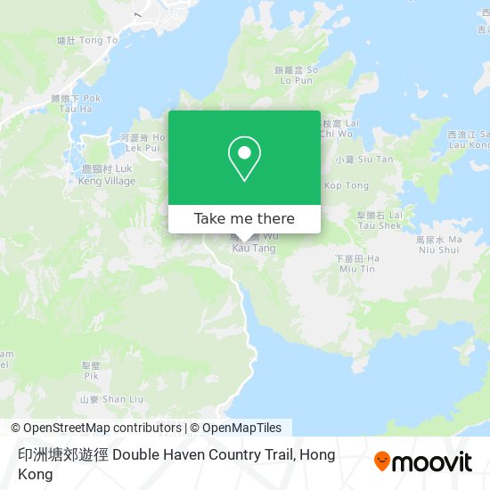 印洲塘郊遊徑 Double Haven Country Trail map