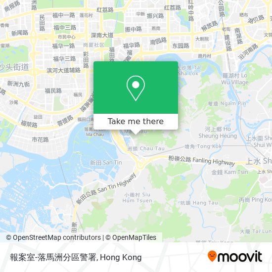 報案室-落馬洲分區警署 map