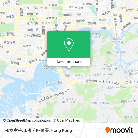 報案室-落馬洲分區警署 map