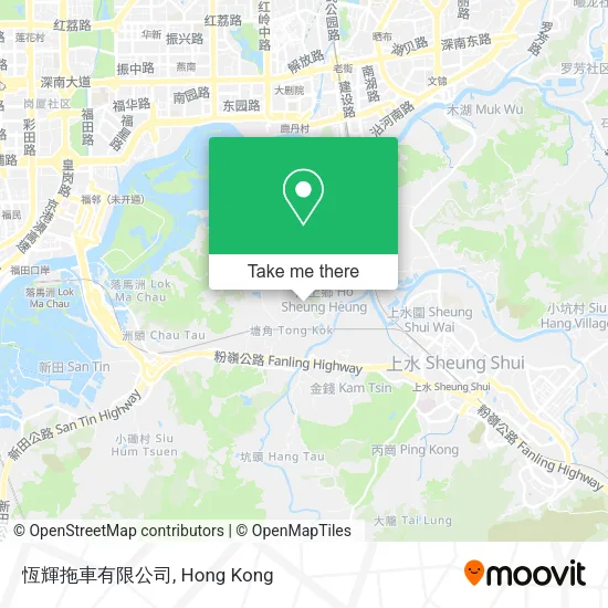 恆輝拖車有限公司地圖