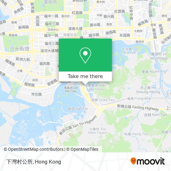 下灣村公所地圖