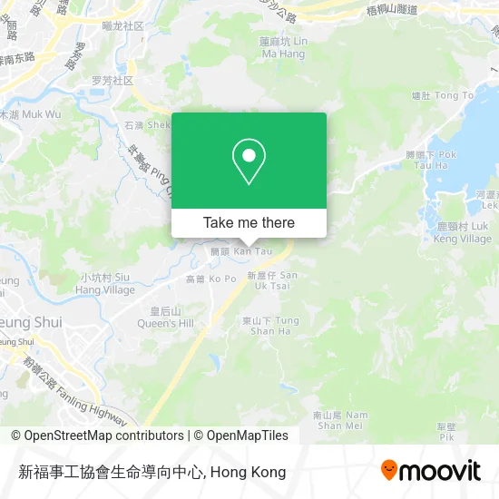 新福事工協會生命導向中心 map