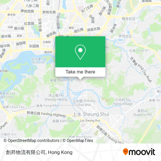 創昇物流有限公司地圖