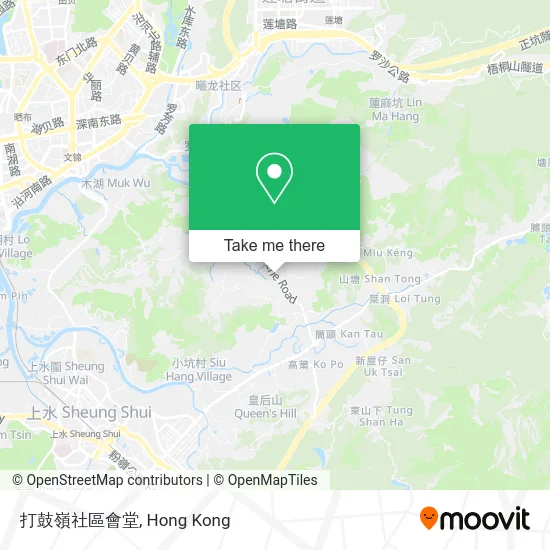 打鼓嶺社區會堂 map