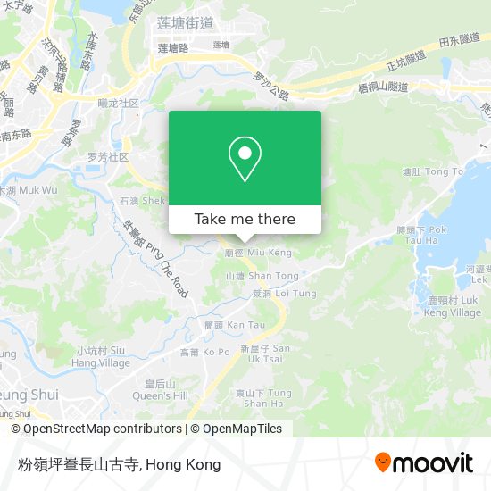 粉嶺坪輋長山古寺 map