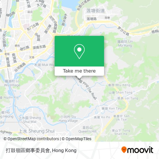 打鼓嶺區鄉事委員會 map