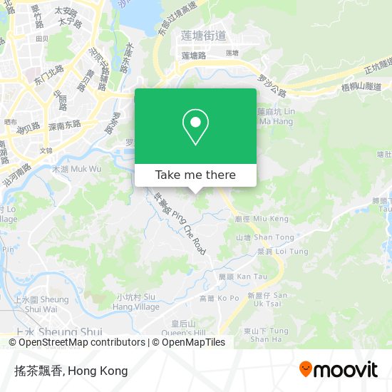 搖茶飄香 map