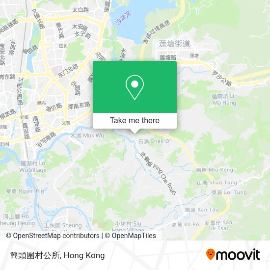 簡頭圍村公所地圖
