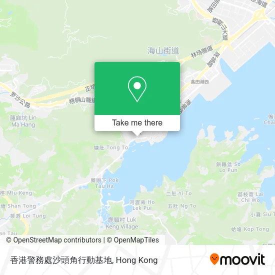 香港警務處沙頭角行動基地 map