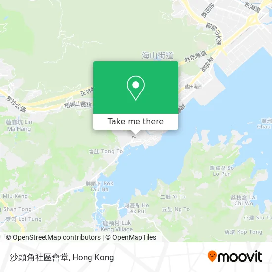沙頭角社區會堂地圖
