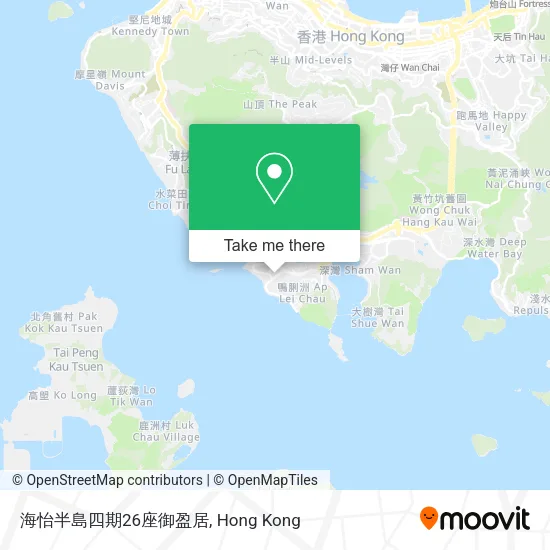 海怡半島四期26座御盈居地圖