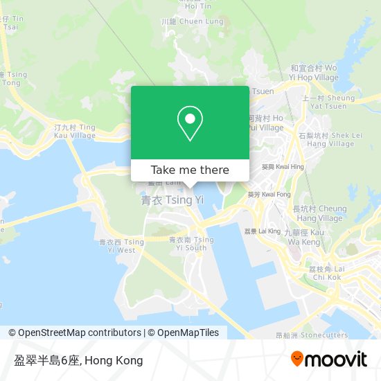 盈翠半島6座 map