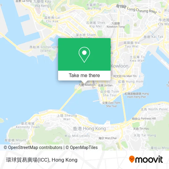 環球貿易廣場(ICC)地圖