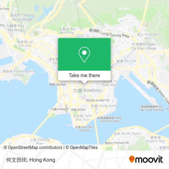 何文田街 map