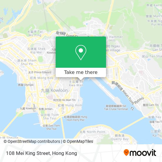 108 Mei King Street map