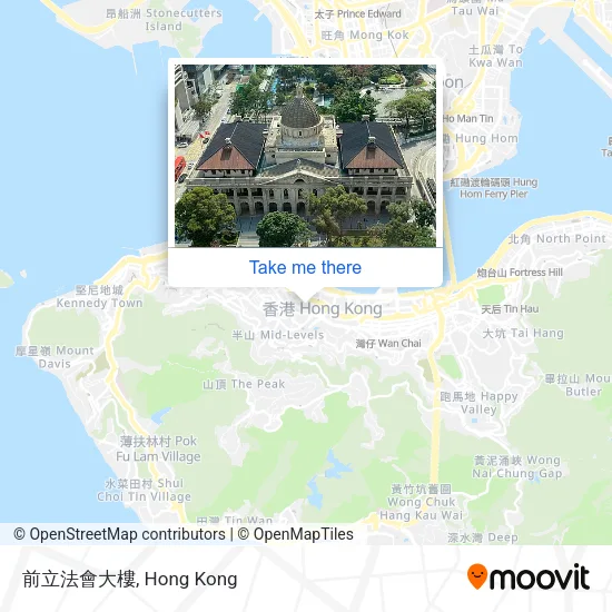 前立法會大樓地圖