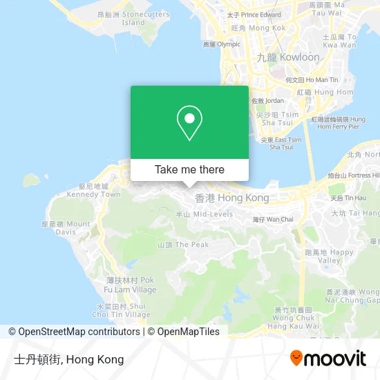 士丹頓街 map