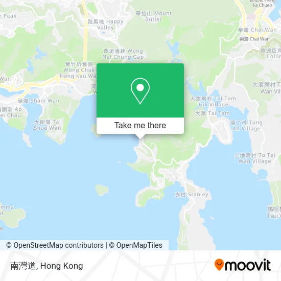 南灣道 map