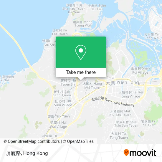 屏廈路 map