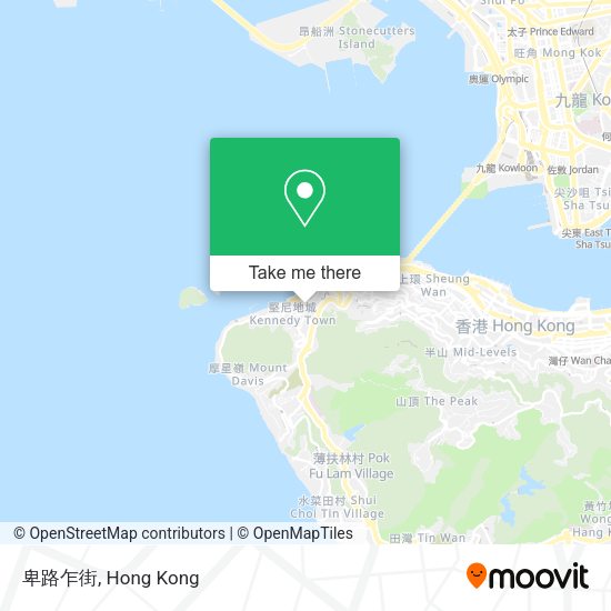 卑路乍街 map