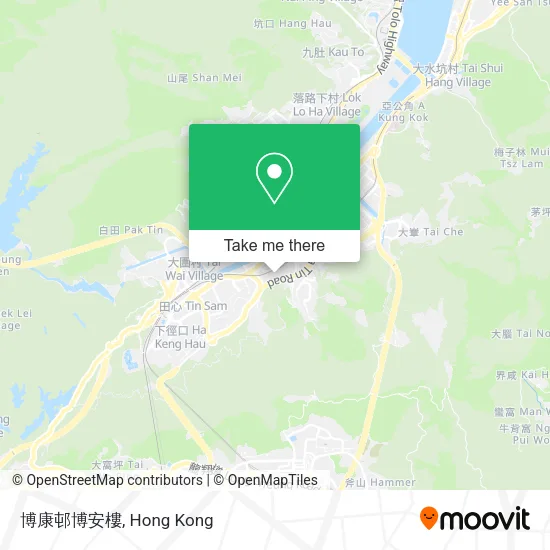 博康邨博安樓地圖