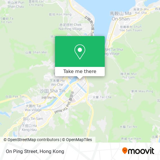 On Ping Street map