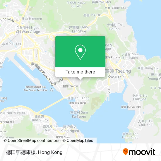 德田邨德康樓地圖