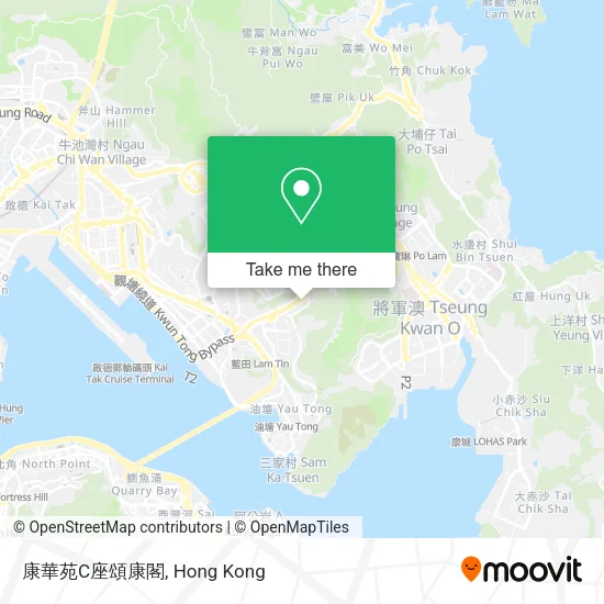 康華苑C座頌康閣地圖