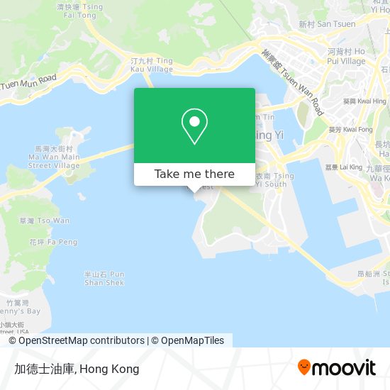 加德士油庫 map