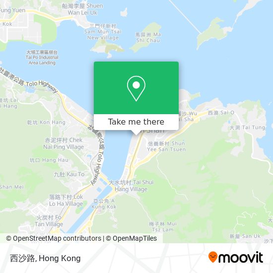 西沙路 map