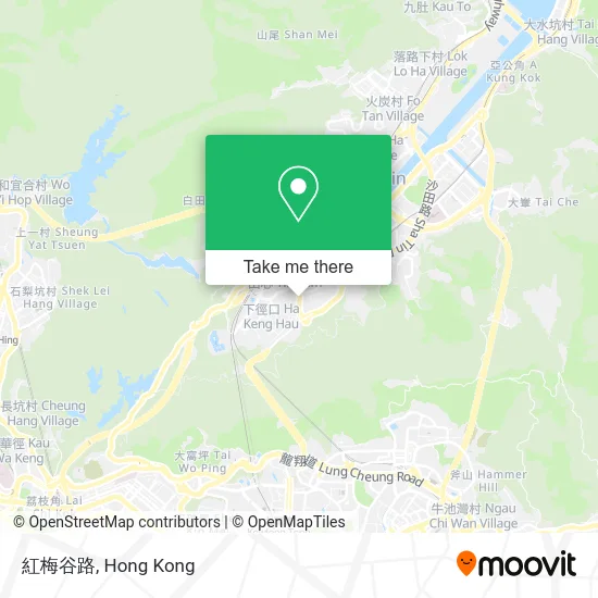 紅梅谷路 map