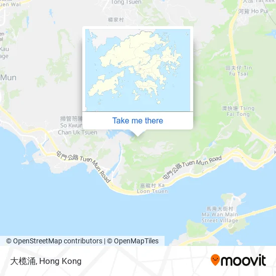 大榄涌地圖