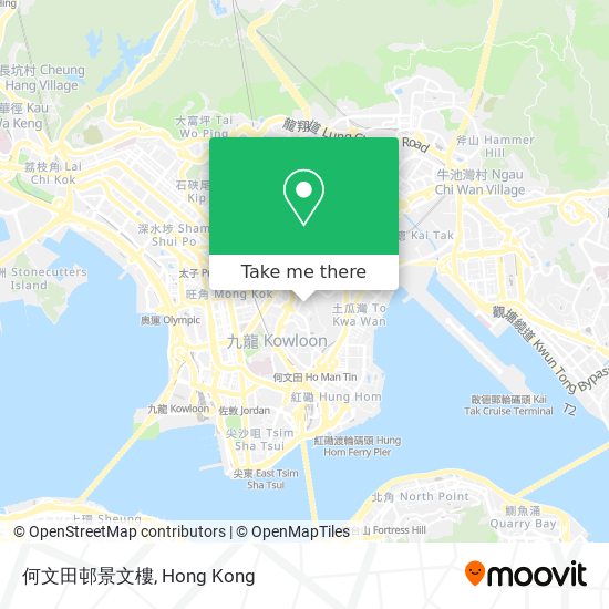 何文田邨景文樓 map