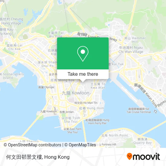 何文田邨景文樓地圖