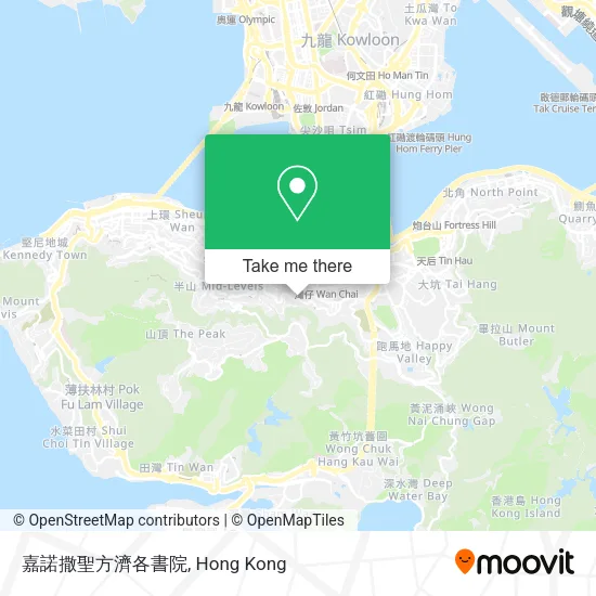 嘉諾撒聖方濟各書院地圖
