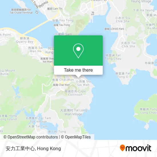 安力工業中心 map