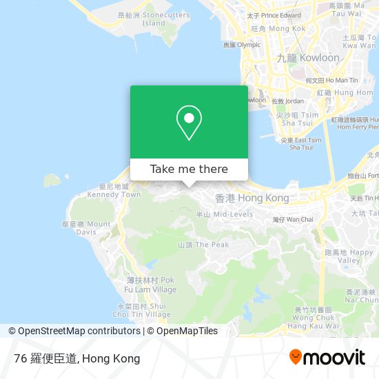 76 羅便臣道地圖