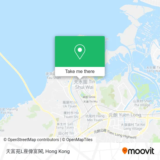 天富苑L座偉富閣地圖