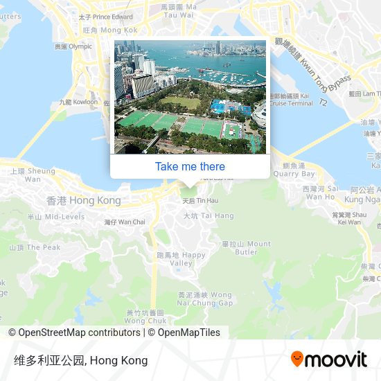 维多利亚公园地圖