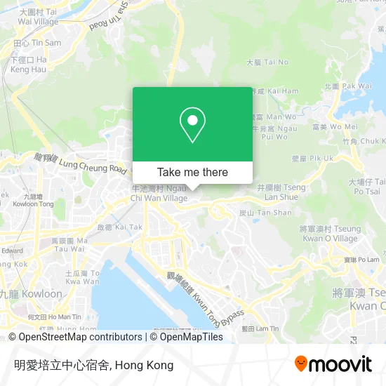 明愛培立中心宿舍地圖