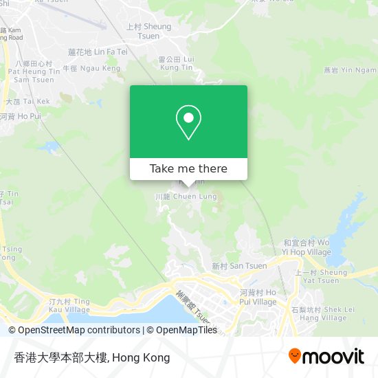 香港大學本部大樓 map