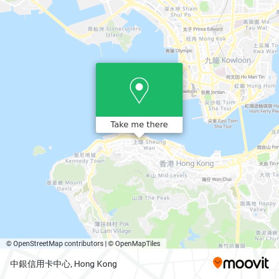 中銀信用卡中心 map