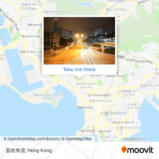 荔枝角道 map