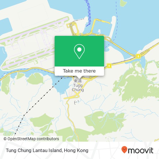 Tung Chung Lantau Island map